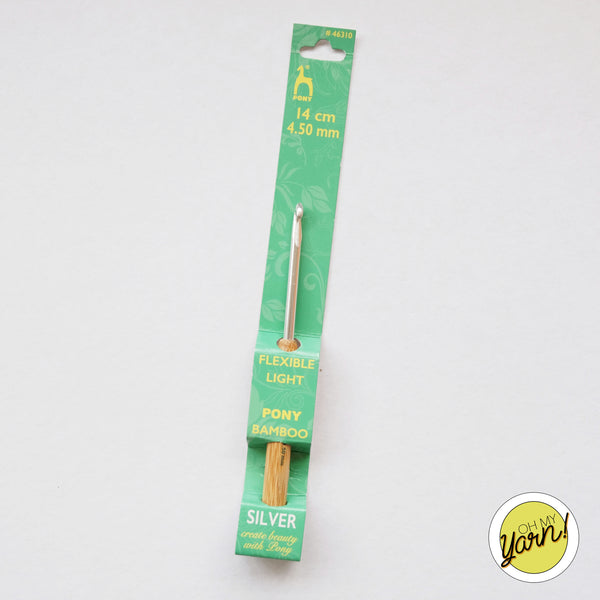 Pony Bamboo Handle Crochet Hook 4.50mm