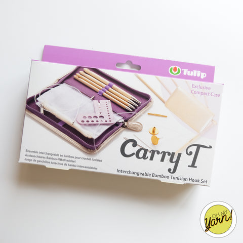 TULIP Carry-T Interchangeable Bamboo Tunisian Hook Set